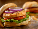 65. Grilled Salmon Burger
