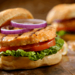 65. Grilled Salmon Burger